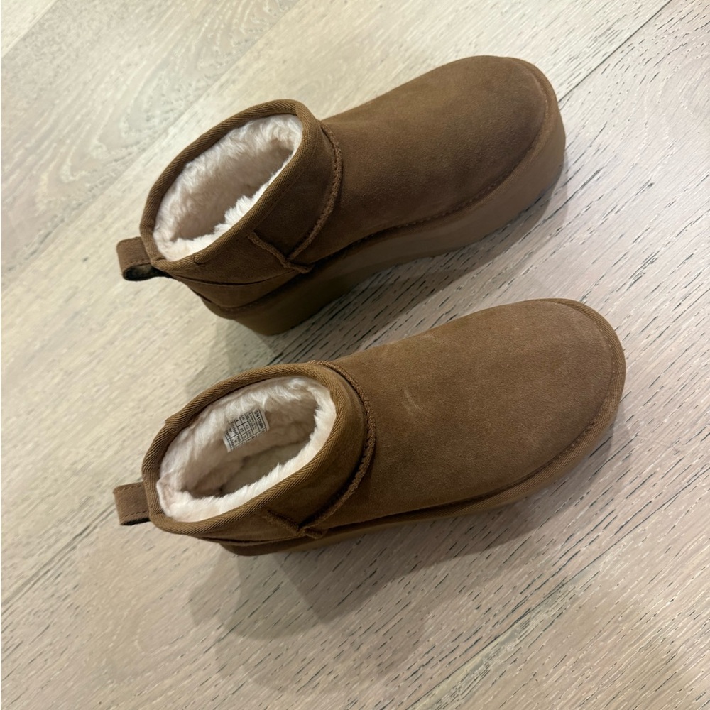 UGG Brown platform Slippers